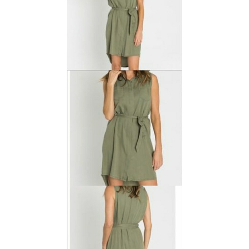 Velvet Heart Army Green Dress